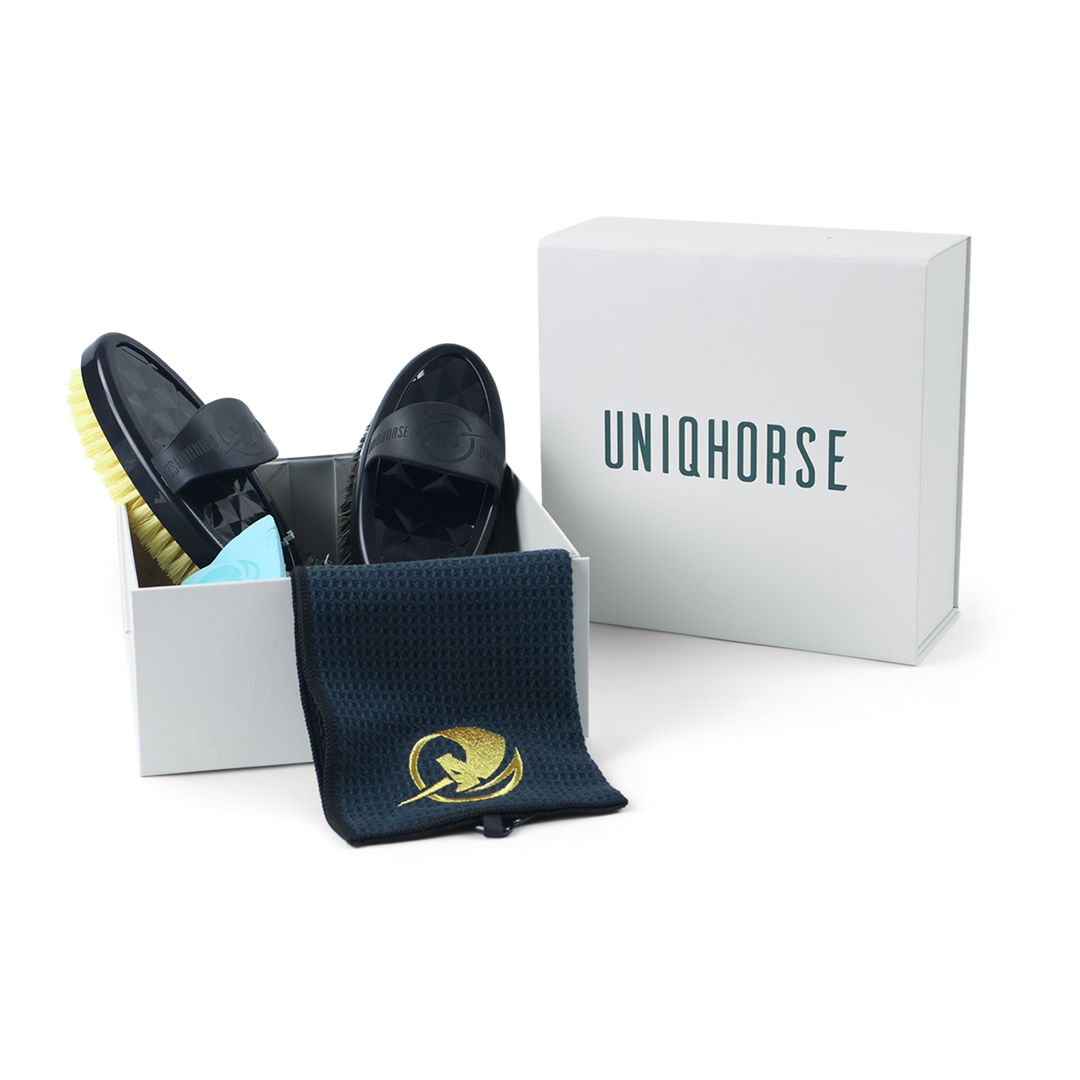 Coffret cadeau avec Brosse Carde et Brosse Dure